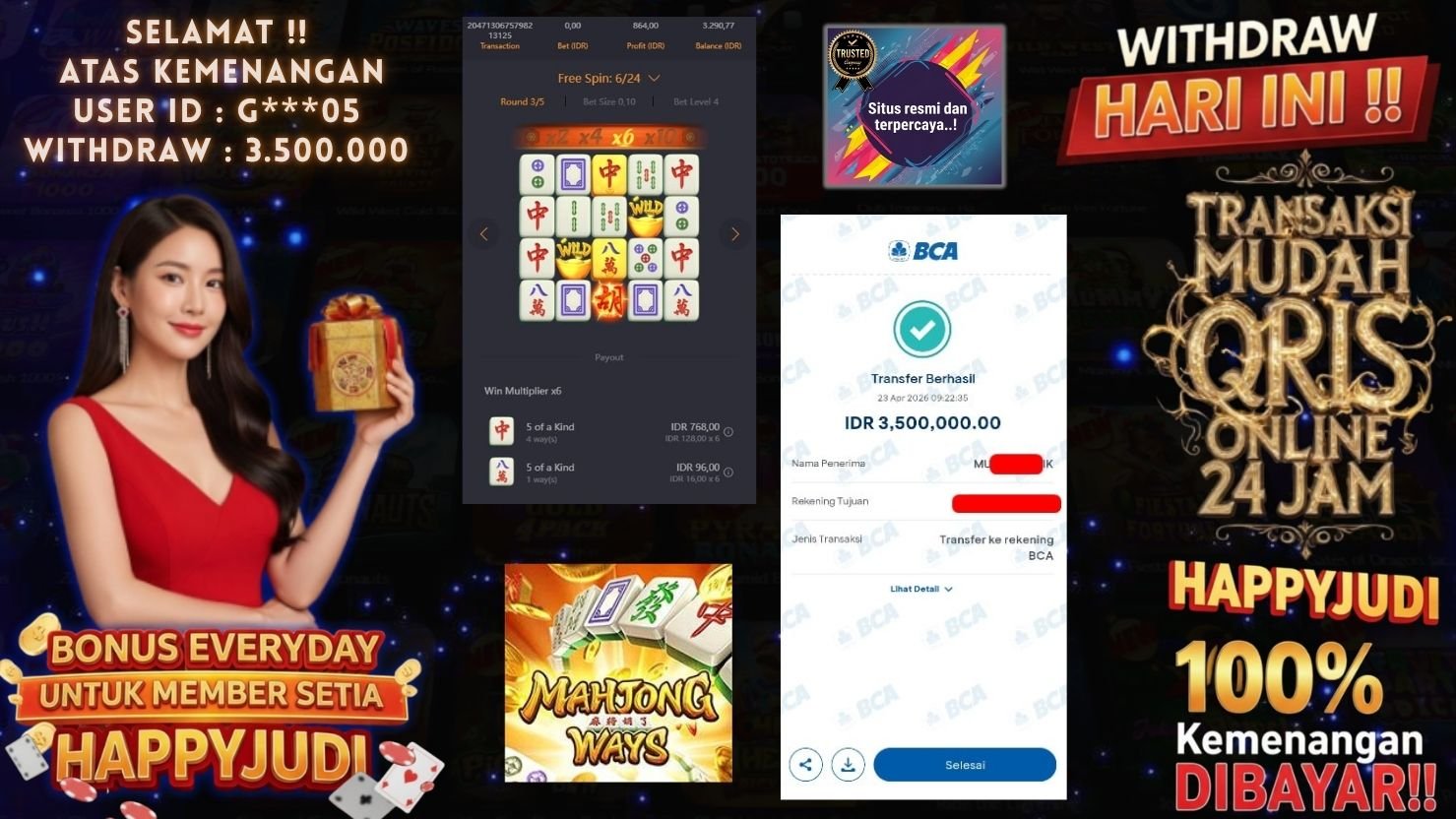 HAPPYJUDI JACKPOT SLOT MAHJONG WAYS